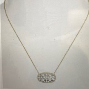 Kendra Scott Pendant Gold Silver Necklace.